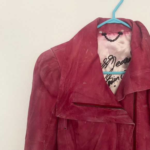 Guess | Pink | Vintage Biker Jacket - Picture 10 of 17
